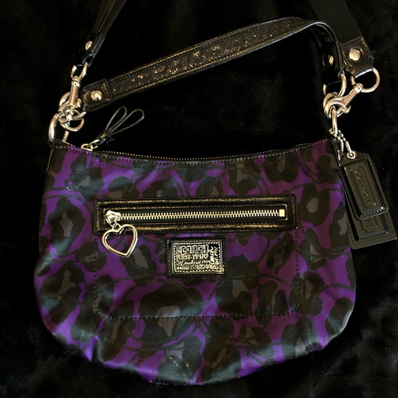 Coach Handbags - Purple and black Coach purse